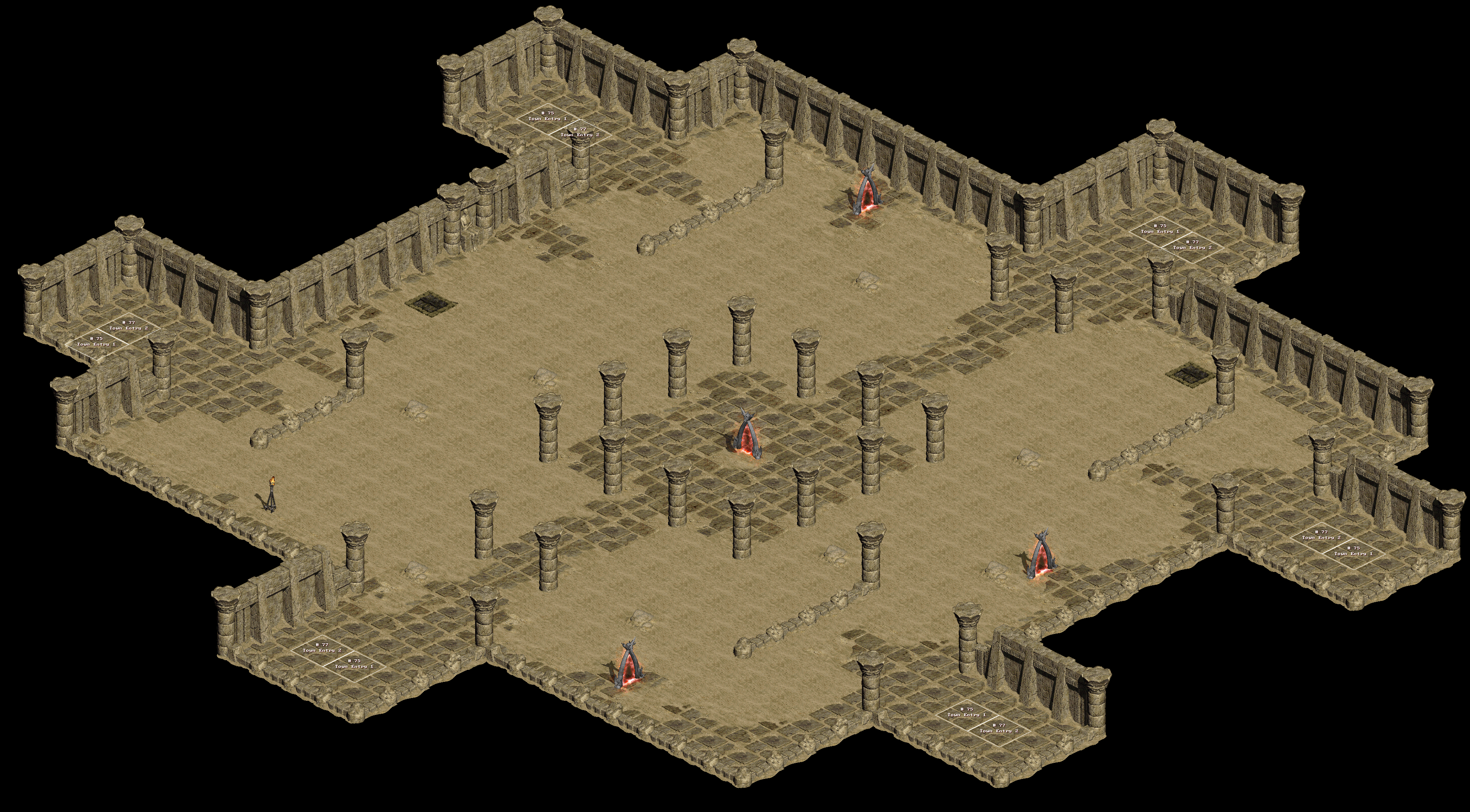 DM3：竞技场地图（A2 对象版本）